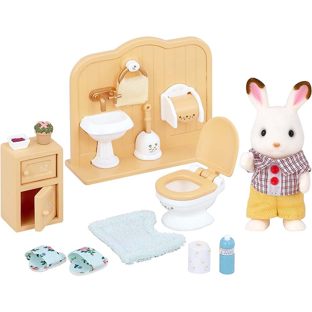 Sylvanian Families 5015 Set hermano conejo chocolate - Edad 3+