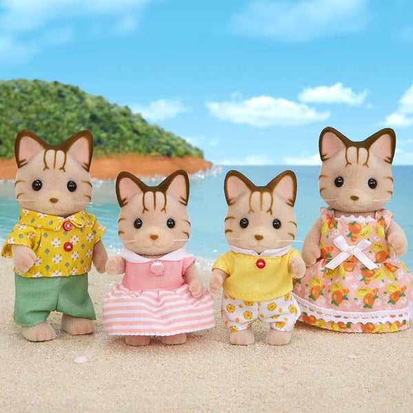 Sylvanian Families 5180 Familia gato de rayas