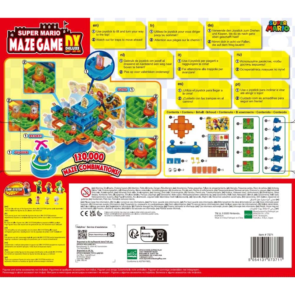 Juego de laberinto Super Mario 7371: Juego de mesa - Edad 4+