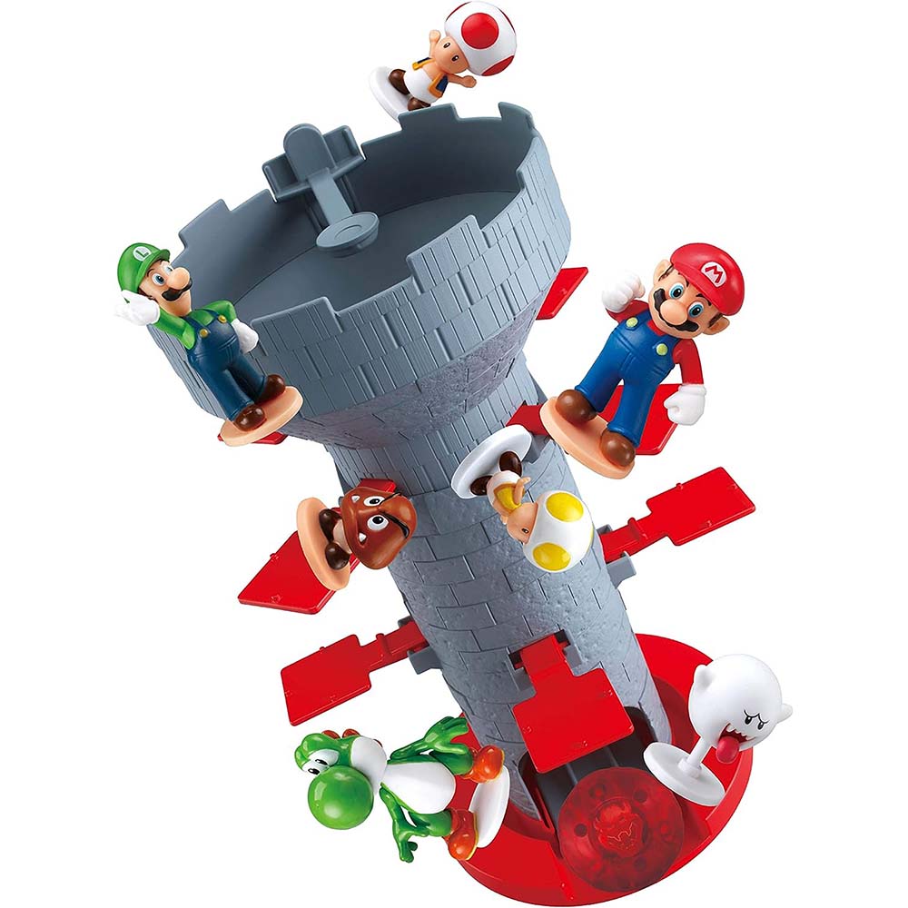 Super Mario explota Torre Temblorosa 7356: Juego de mesa - Edad 4+