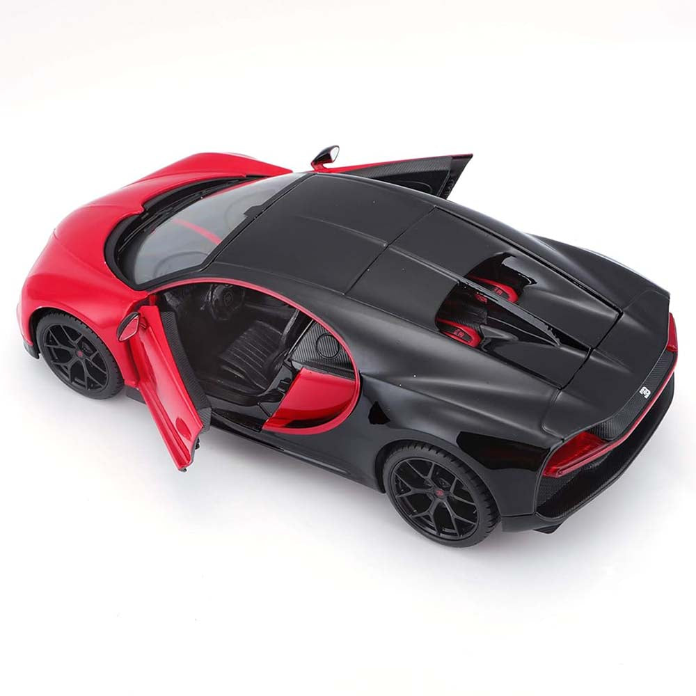 Coche a Escala Bugatti Chiron Sport 1:24 Rojo Italiano - Maisto 31524