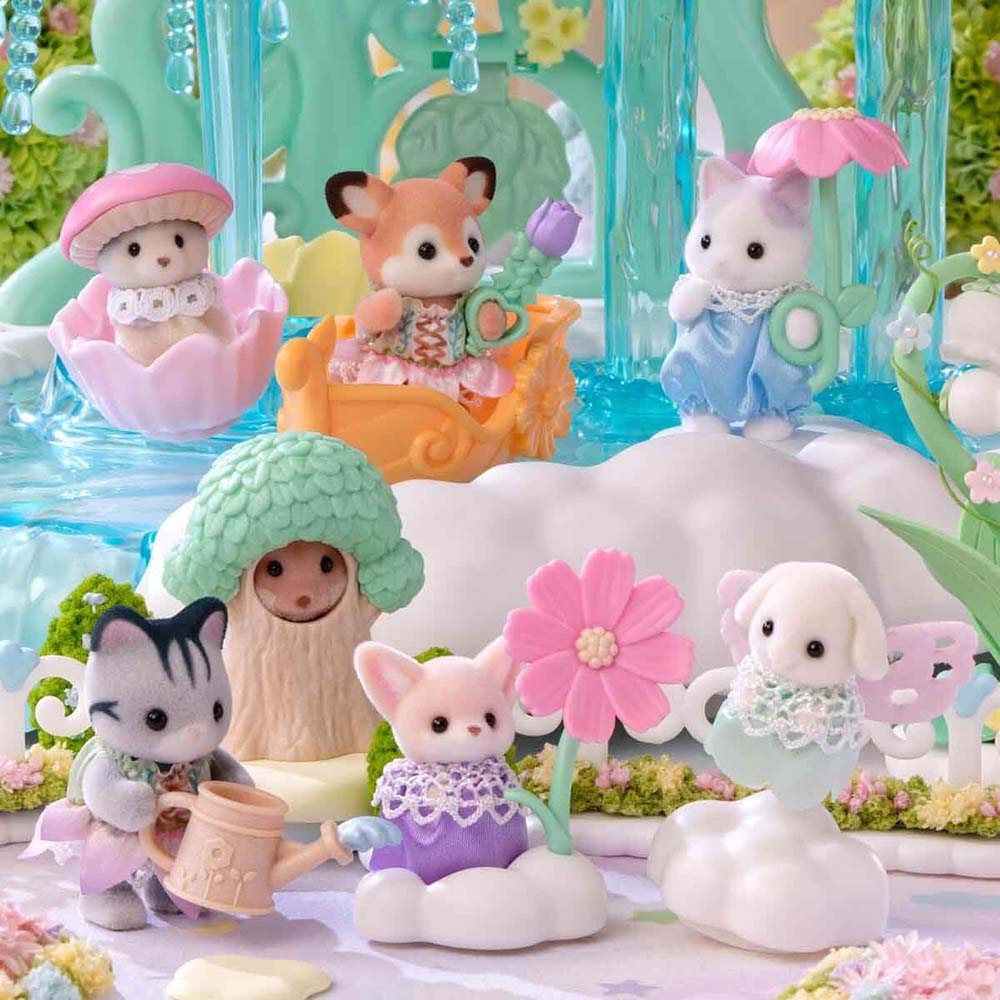 Sylvanian Families 5823 Flower Friends Surprise Baby Figura Sorpresa Coleccionable, figuras sorpresa