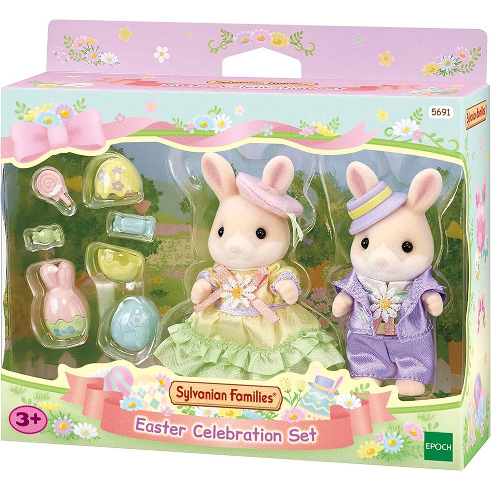Sylvanian Families 5691 Set Celebracion De Pascua, muñecas y muñecos