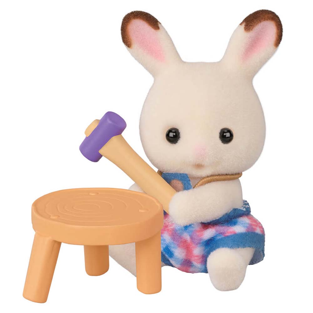 Sylvanian Families 5838 Builder Baby Friends Blind Bag Figura Sorpresa Coleccionable, figuras sorpresa