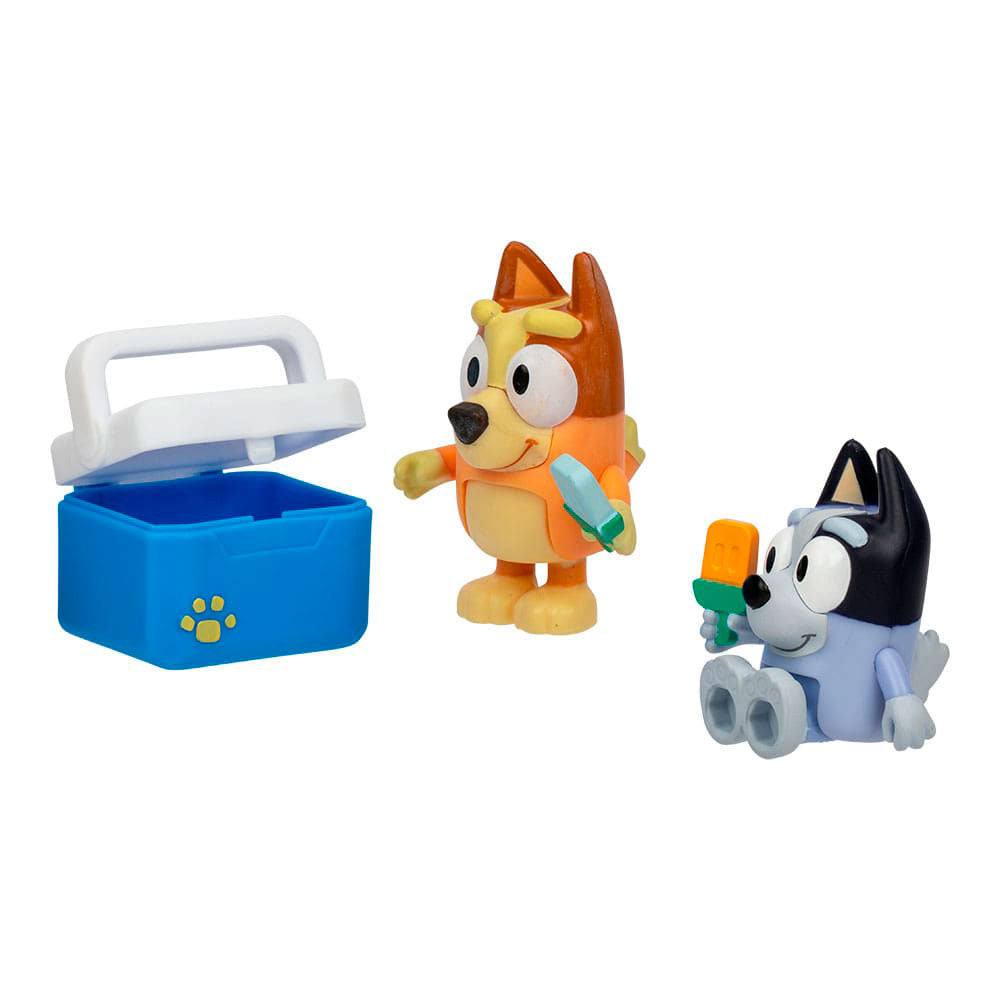 Bluey – Set de 2 Figuras - Ice Blocks Glaces, figuras de acción y colección