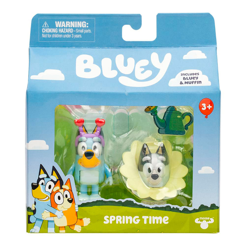 Bluey – Set de 2 Figuras - Spring Time
