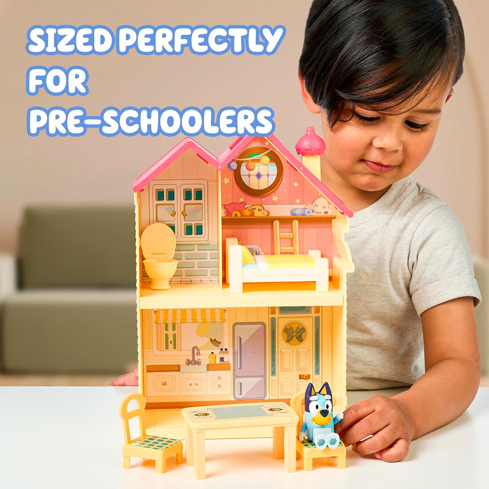 Bluey – Mini Home Playset Casa Portátil, sets de juego
