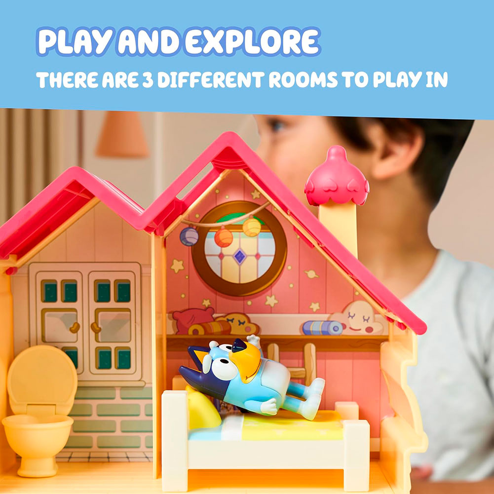 Bluey – Mini Home Playset Casa Portátil, sets de juego