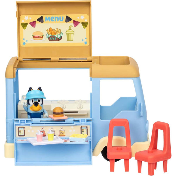 Bluey Let's Play Chef Food Truck – Playset Restaurante Convertible con Figura Exclusiva