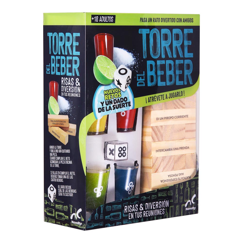 Novelty Torre de bloques para adultos RO-1018: Juego de mesa - Edad 18+
