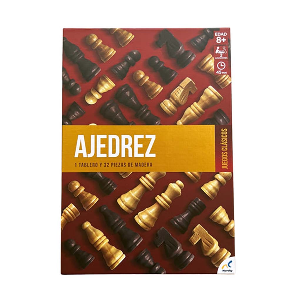 Novelty Juego Ajedrez Clásico de Lujo JCA-943: Juego de mesa - Edad 6+