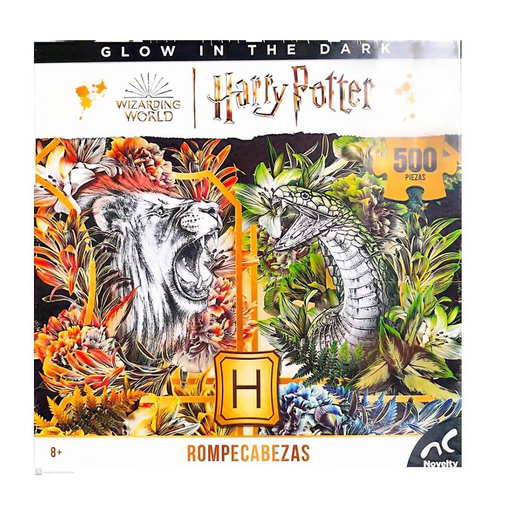 Novelty Rompecabezas Glow in the Dark 500 Piezas Harry Potter JCA-2453 - Edad 12+