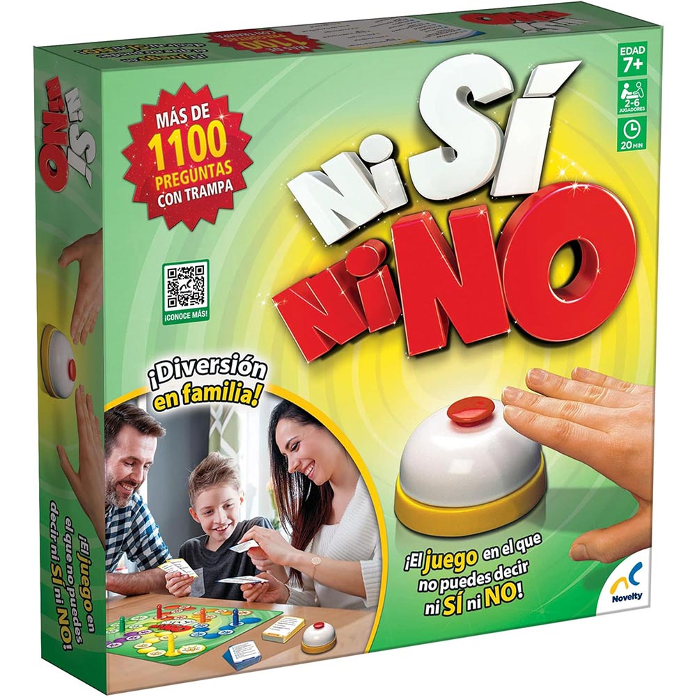 Novelty Juego de Mesa en Familia Ni Si Ni No Caja de Cartón JCA-3618 - Edad 18+