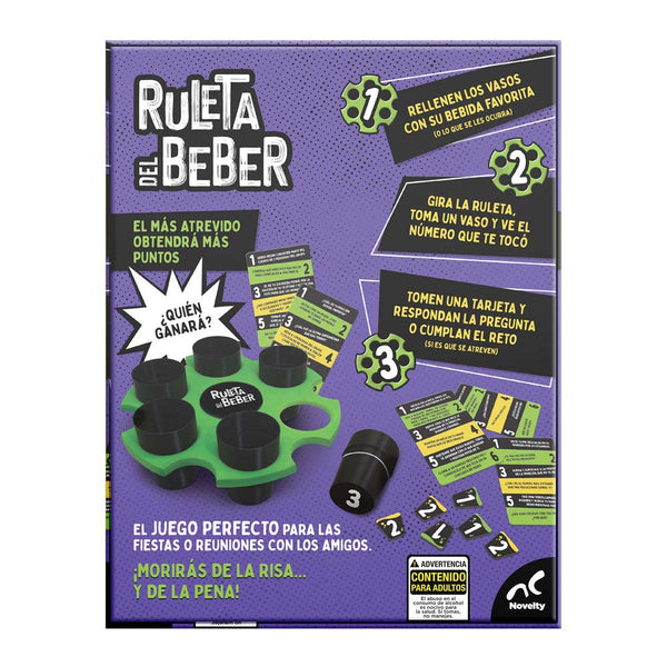 JUEGO DE FIESTA RULETA DEL BEBER JCA-4430