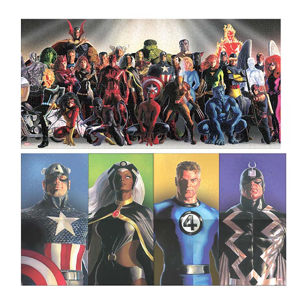 Rompecabezas Coleccionable Premium Marvel 1000 Pzs JCA-4539, rompecabezas