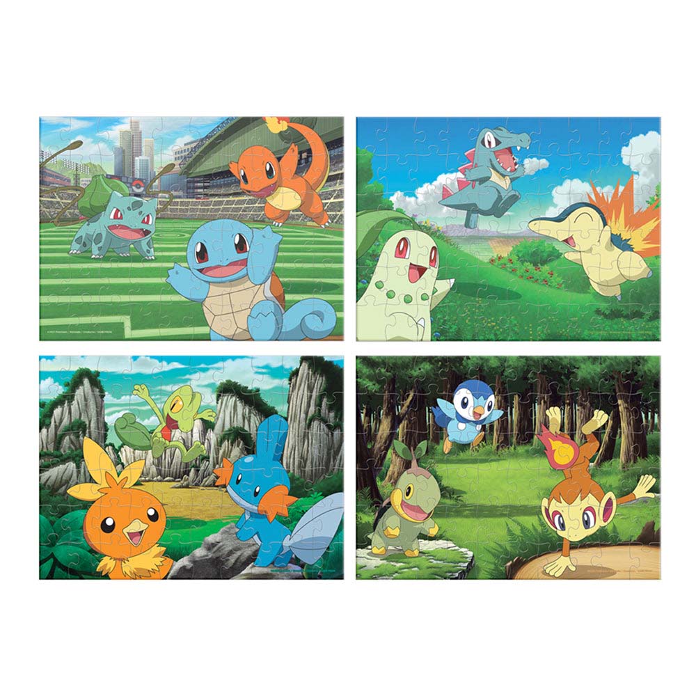 Novelty Rompecabezas 4 en 1 Pokémon JCA-4161