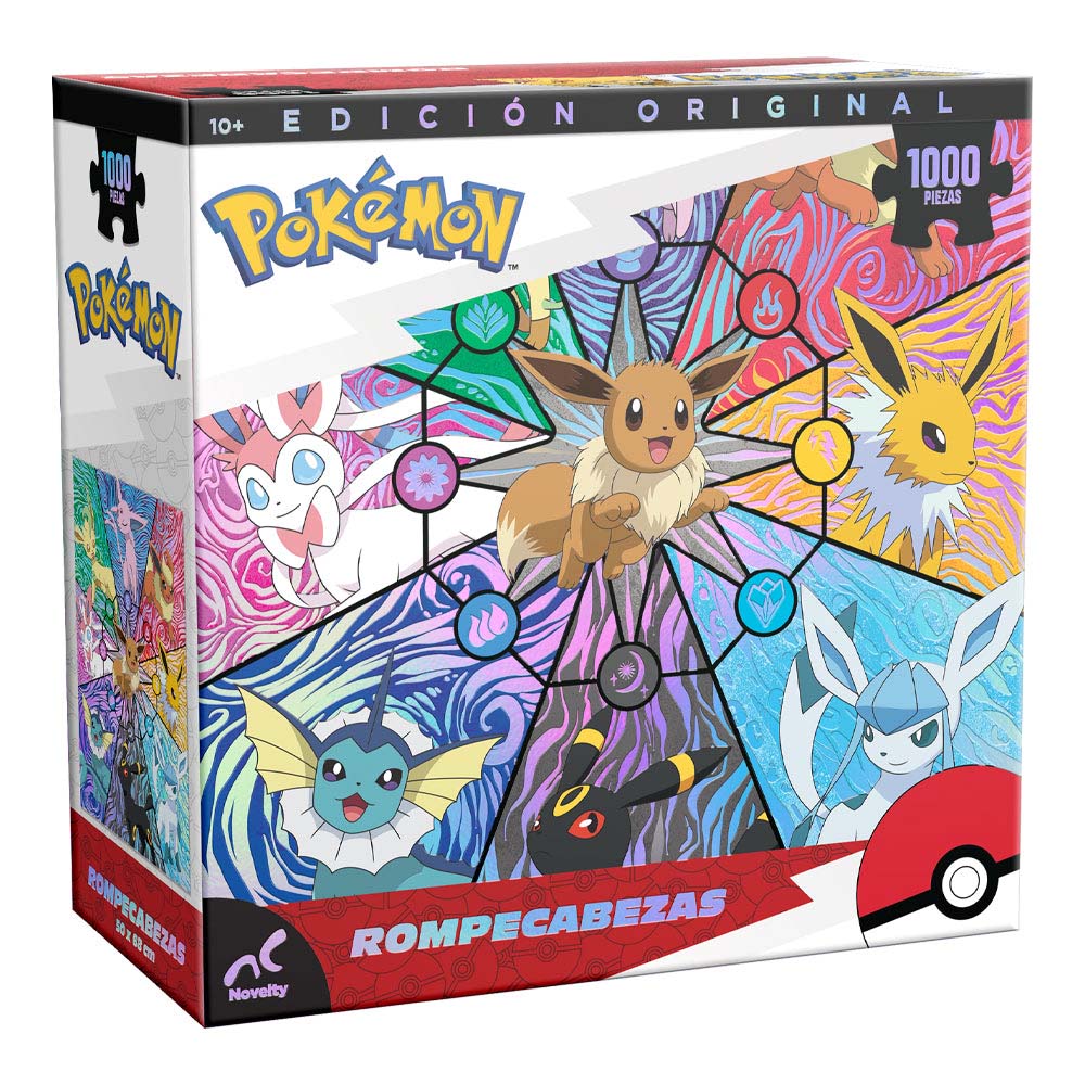 Novelty Rompecabezas edición original Pokémon Eevee c 1000 pzs JCA-4641 - Edad 8+