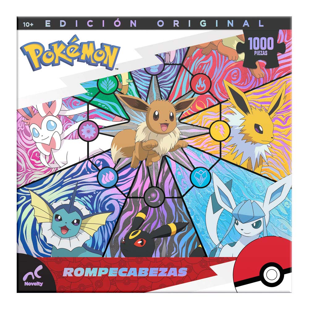 Novelty Rompecabezas edición original Pokémon Eevee c 1000 pzs JCA-4641 - Edad 8+