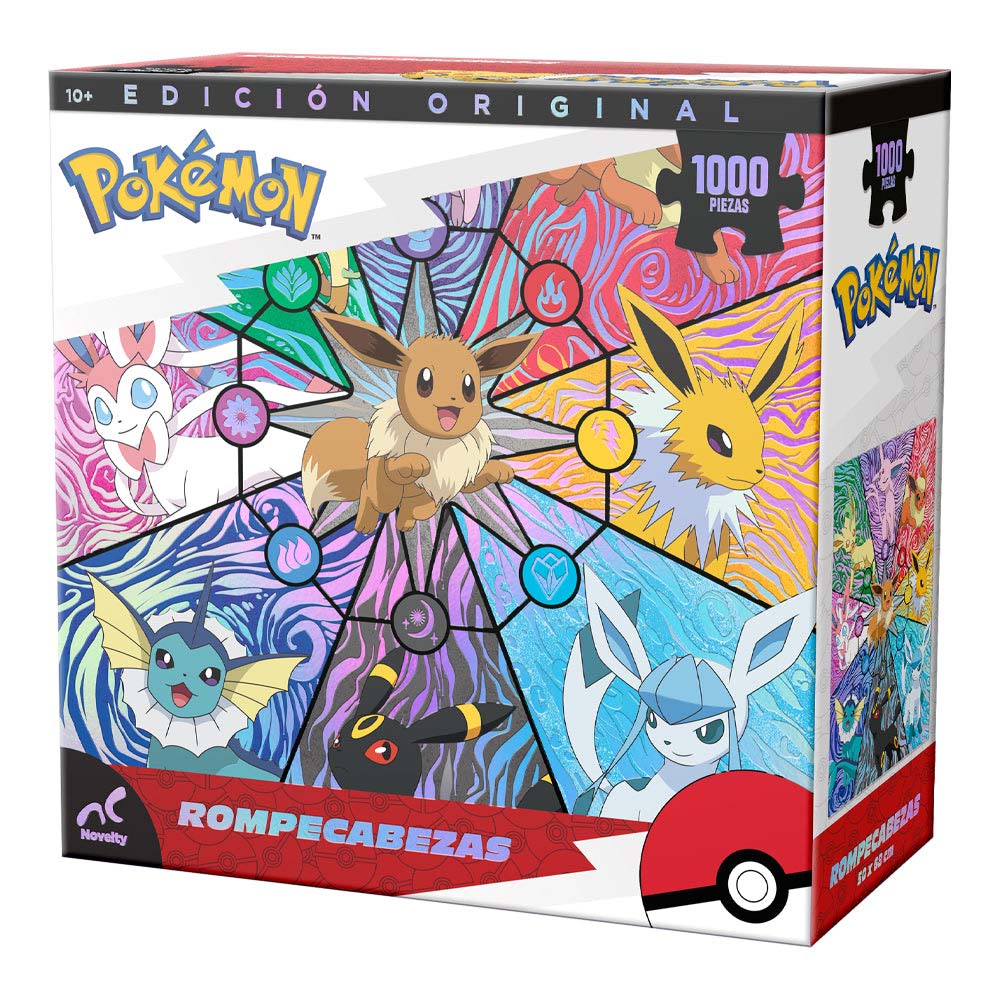 Novelty Rompecabezas edición original Pokémon Eevee c 1000 pzs JCA-4641 - Edad 8+