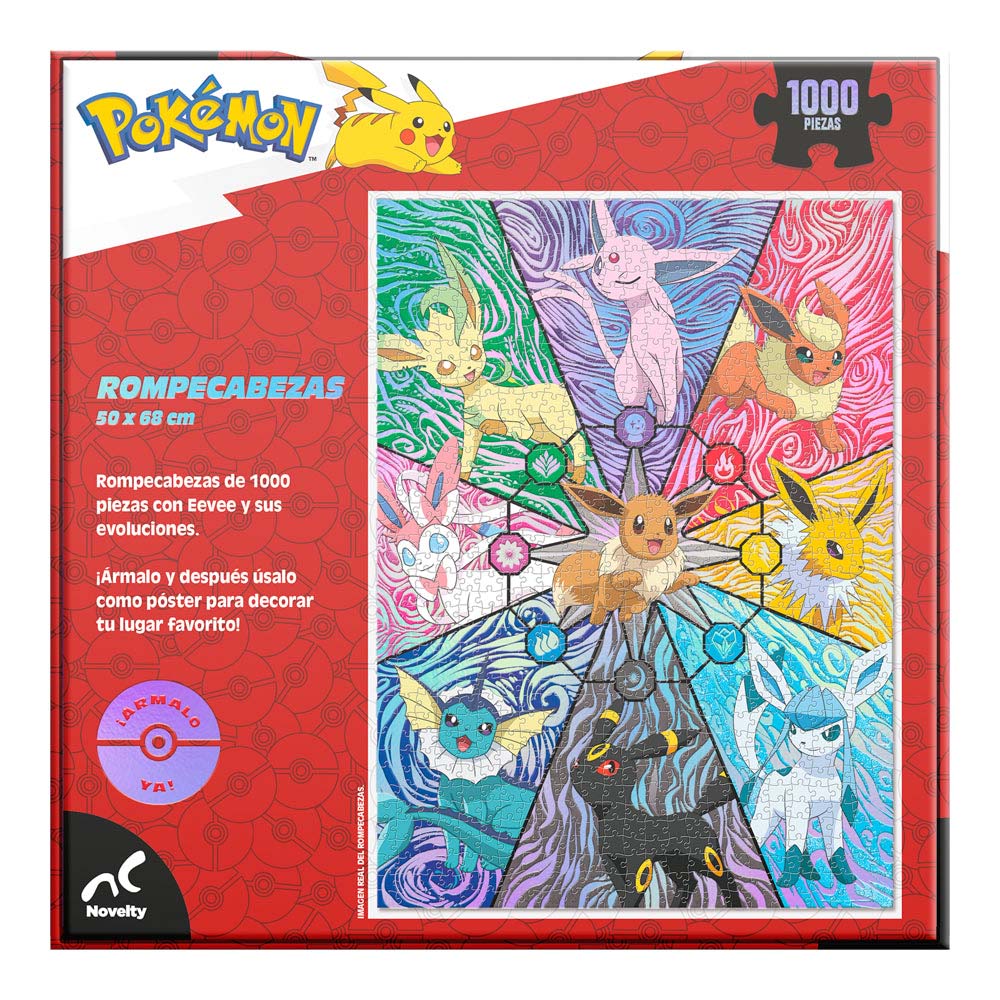 Novelty Rompecabezas edición original Pokémon Eevee c 1000 pzs JCA-4641 - Edad 8+