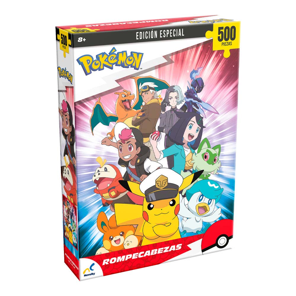 Novelty Rompecabezas edición especial Pokémon Horizons 500 JCA-4615 - Edad 8+