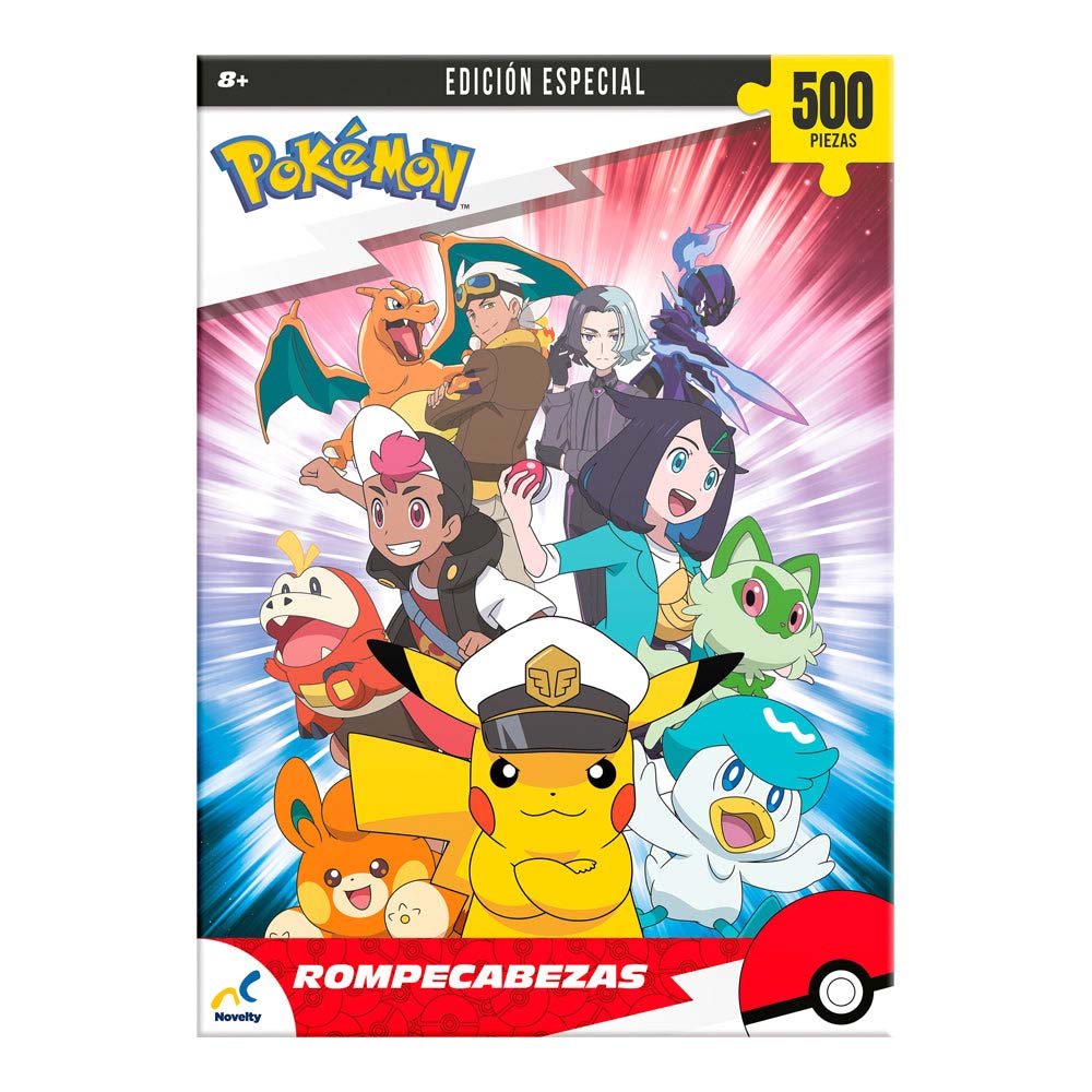 Novelty Rompecabezas edición especial Pokémon Horizons 500 JCA-4615 - Edad 8+