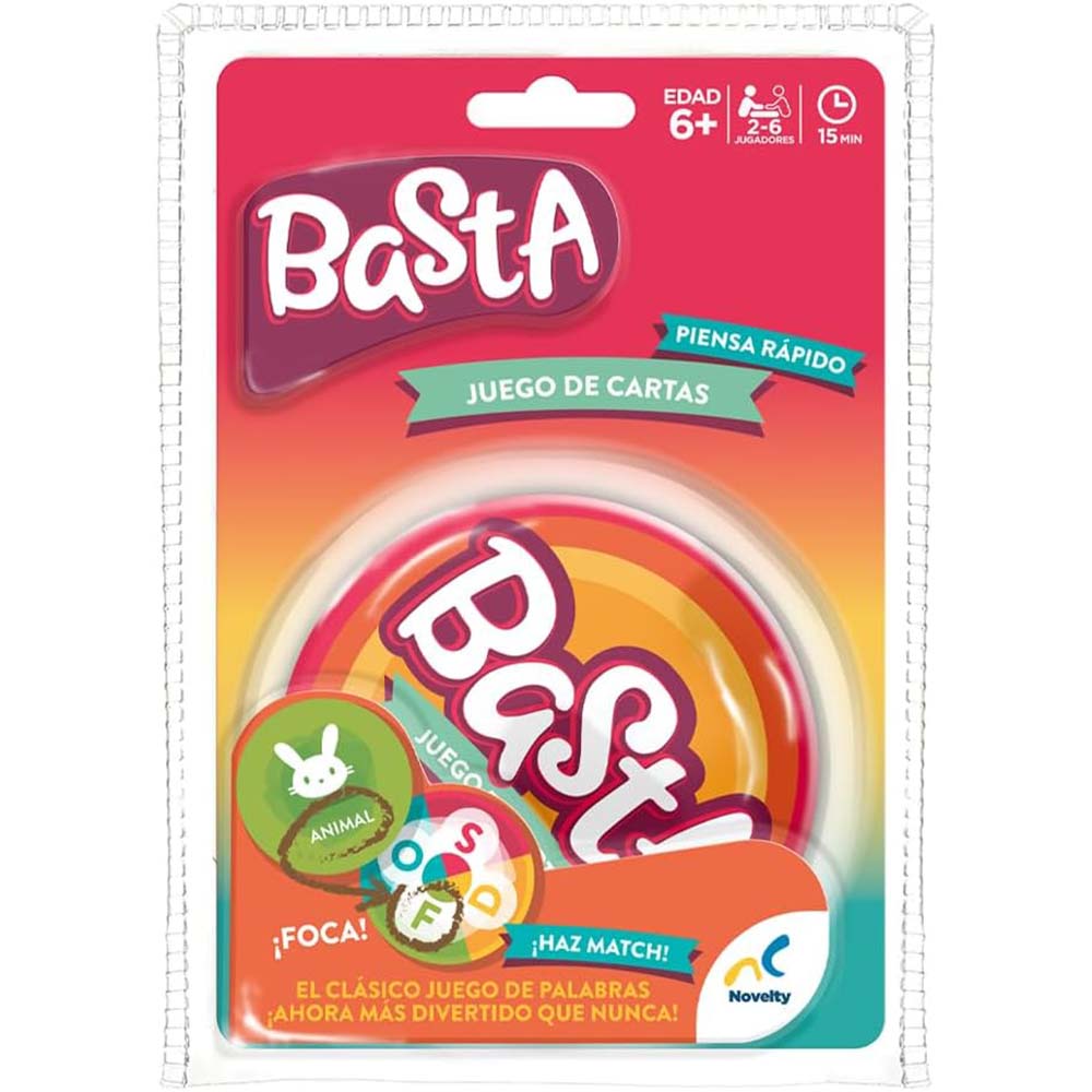 Novelty Juego de mesa Basta de viaje tin blister JCA-4777 - Edad 7+