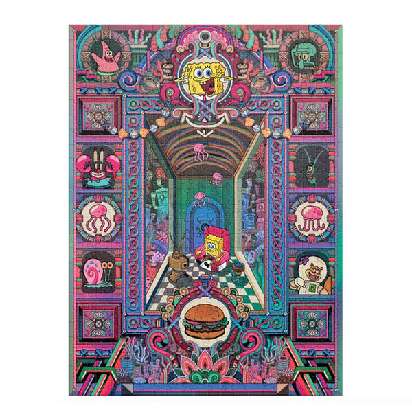 Rompecabezas Edicion Limitada Bob Esponja 500 Pzs Caja Cart JCA-4853