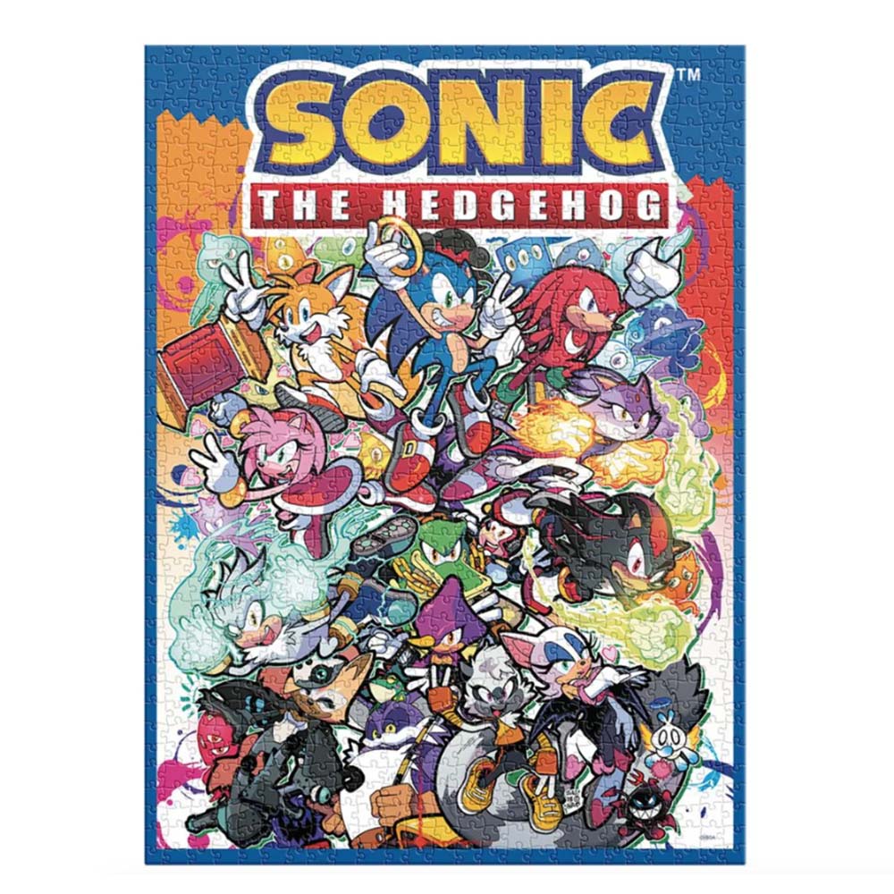 Rompecabezas Coleccionable Sonic 1000 Piezas Caja De Carton JCA-4843, rompecabezas