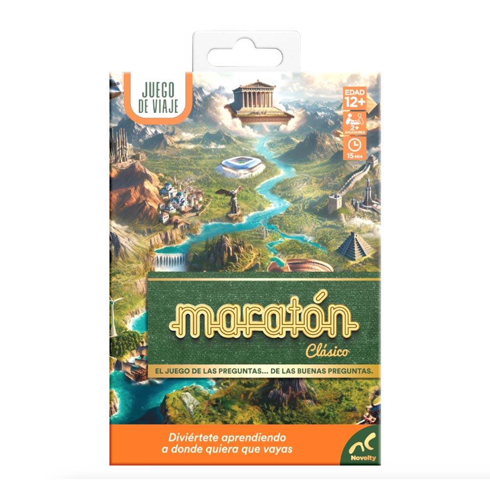 Juego De Viaje Maraton Caja De Carton JCA-4823, juegos de mesa