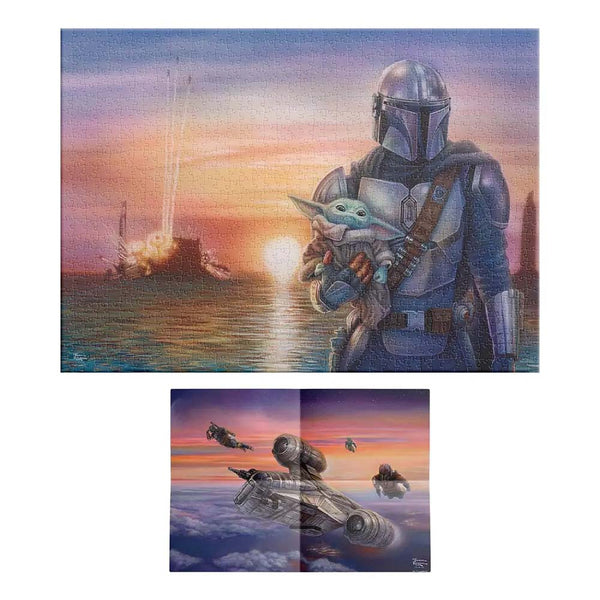 Mandalorian Thomas Kinkade Rompecabezas 1000 Piezas JCA-5026