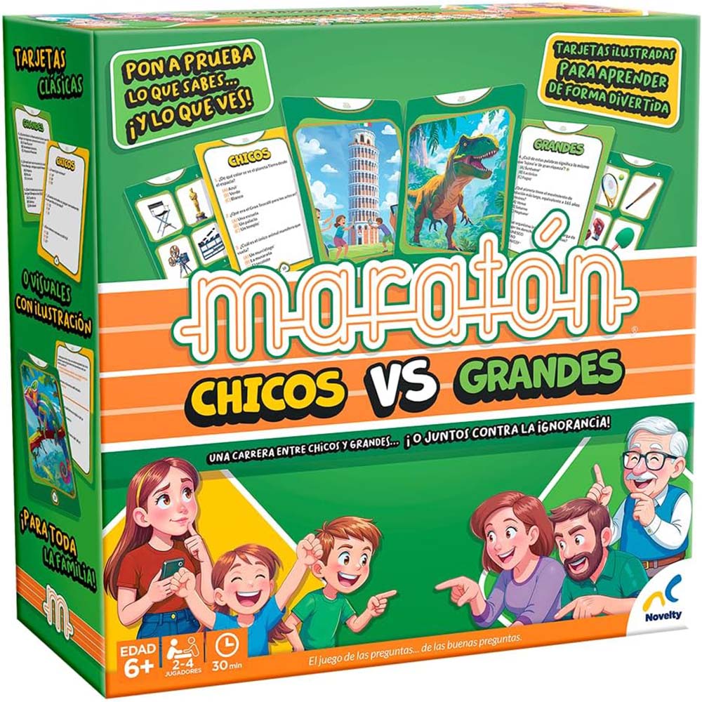 Juego de Mesa Maratón Chicos vs Grandes JCA-4868