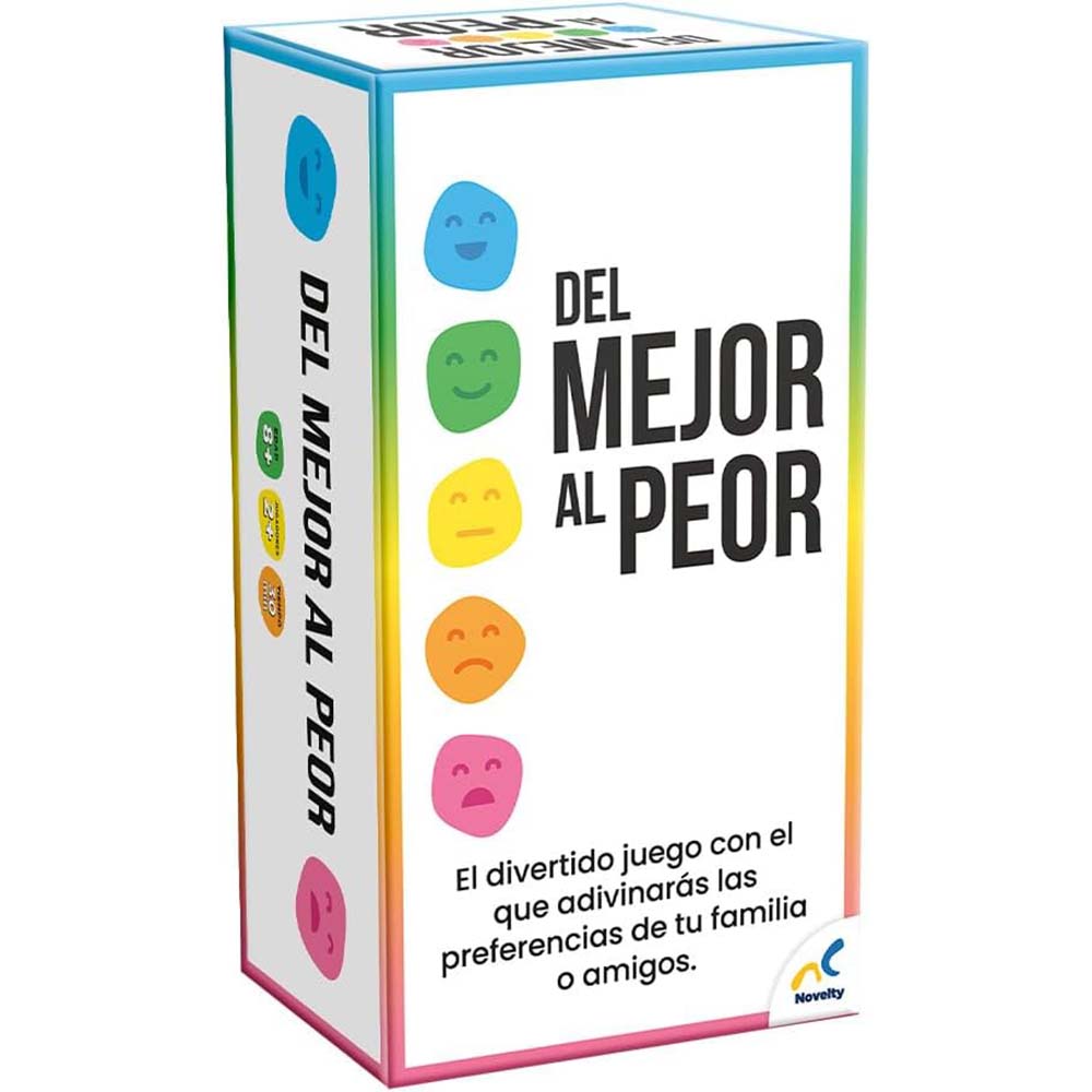 Juego de Cartas Del Mejor al Peor JCA-4987