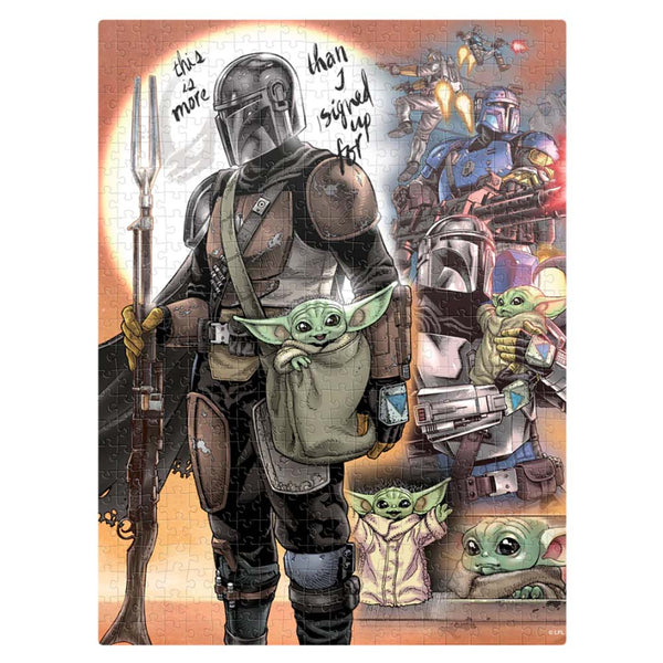 Rompecabezas Star Wars The Mandalorian Tin 500 Piezas JCA-5032