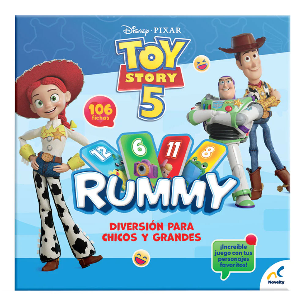 Juego de Mesa Rummy Toy Story 5 JCA-5061