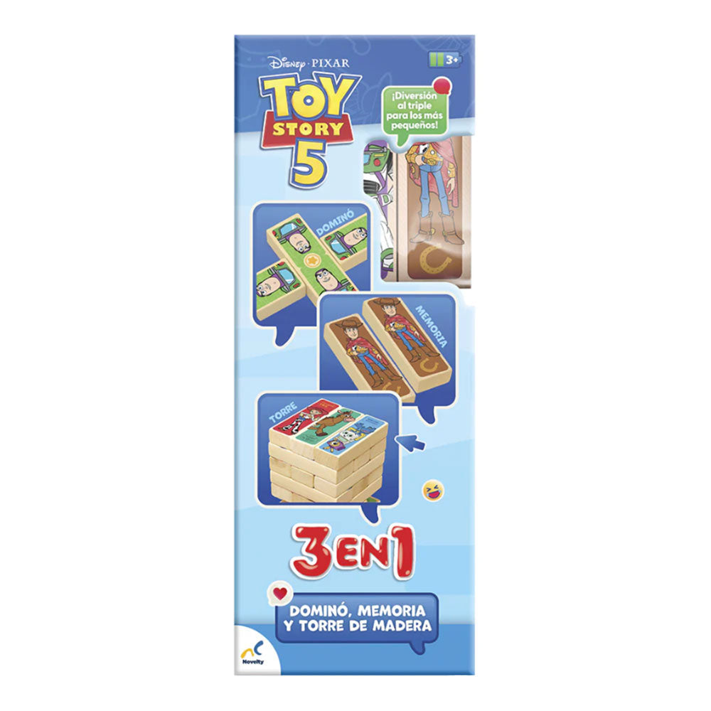 Juego de Mesa Toy Story 5 Torre de Madera 3 en 1 JCA-5063