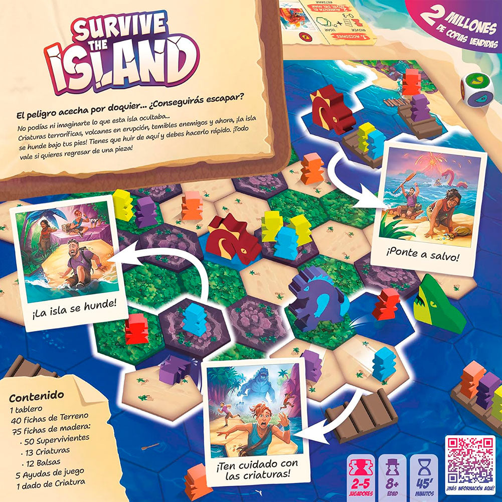 Survive The Island – Juego de Mesa de Supervivencia JCA-4774, juegos de mesa