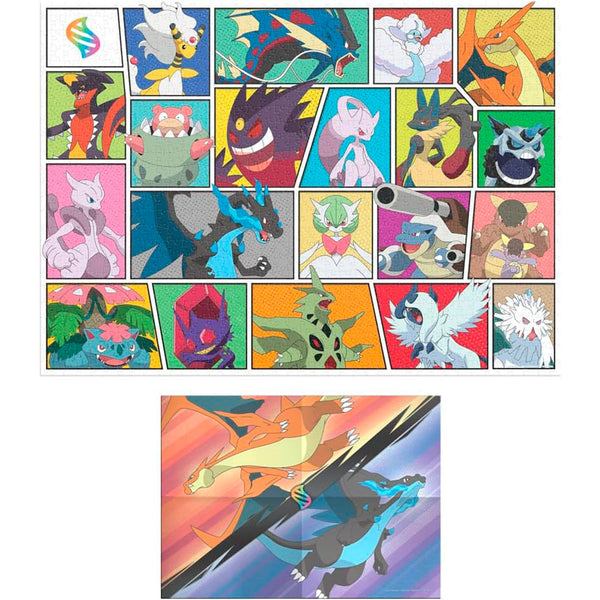 Rompecabezas Premium Pokémon Mega Evoluciones – 1000 Piezas JCA-5031