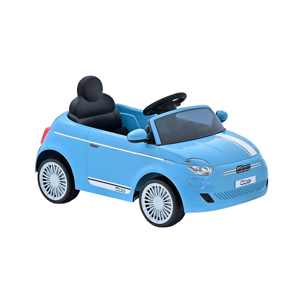 Prinsel Fiat 500: Montable Eléctrico Infantil Azul de 6V con Control Remoto - Edad 2+
