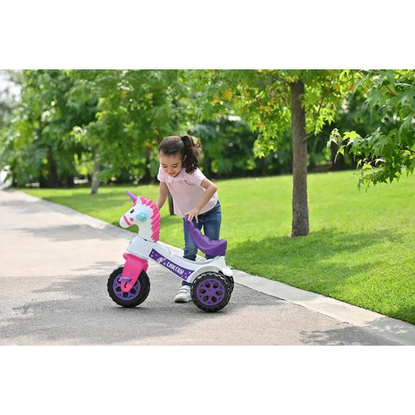 Triciclo Prinsel Racer Unicornio Blanco 1471