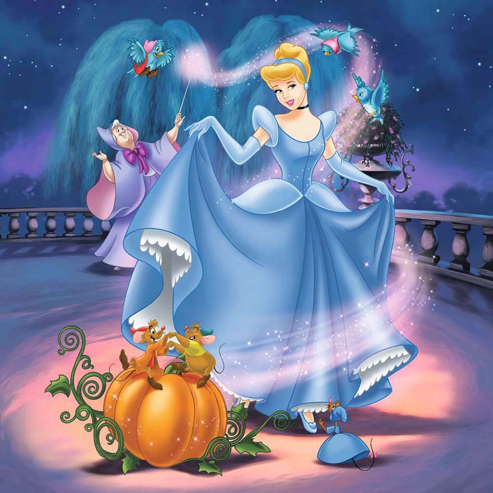 Ravensburger 9339 Rompecabezas 3 x 49 piezas para niños Princesas Disn ...