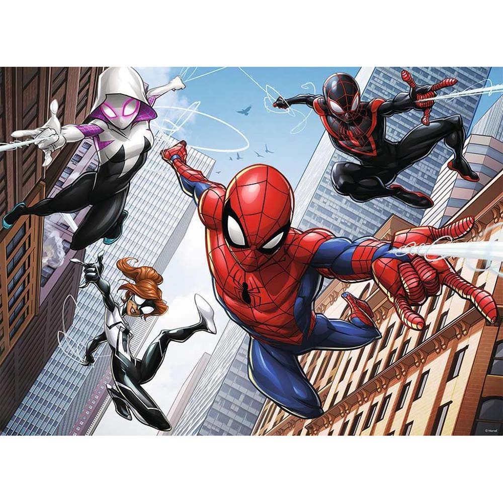 Ravensburger 12694 Rompecabezas 200 piezas XXL Spider-Man, rompecabezas