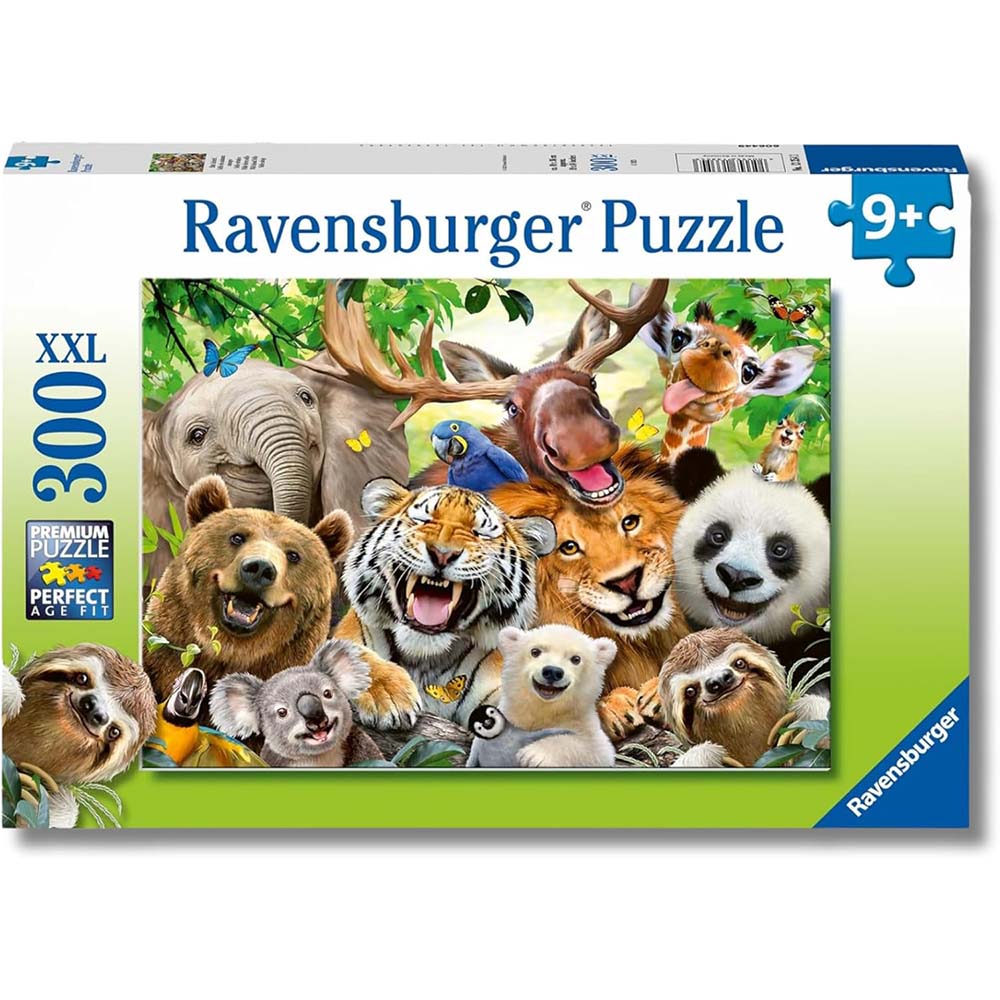 Ravensburger 13354 Rompecabezas 300 XXL piezas Selfie Salvaje, rompecabezas