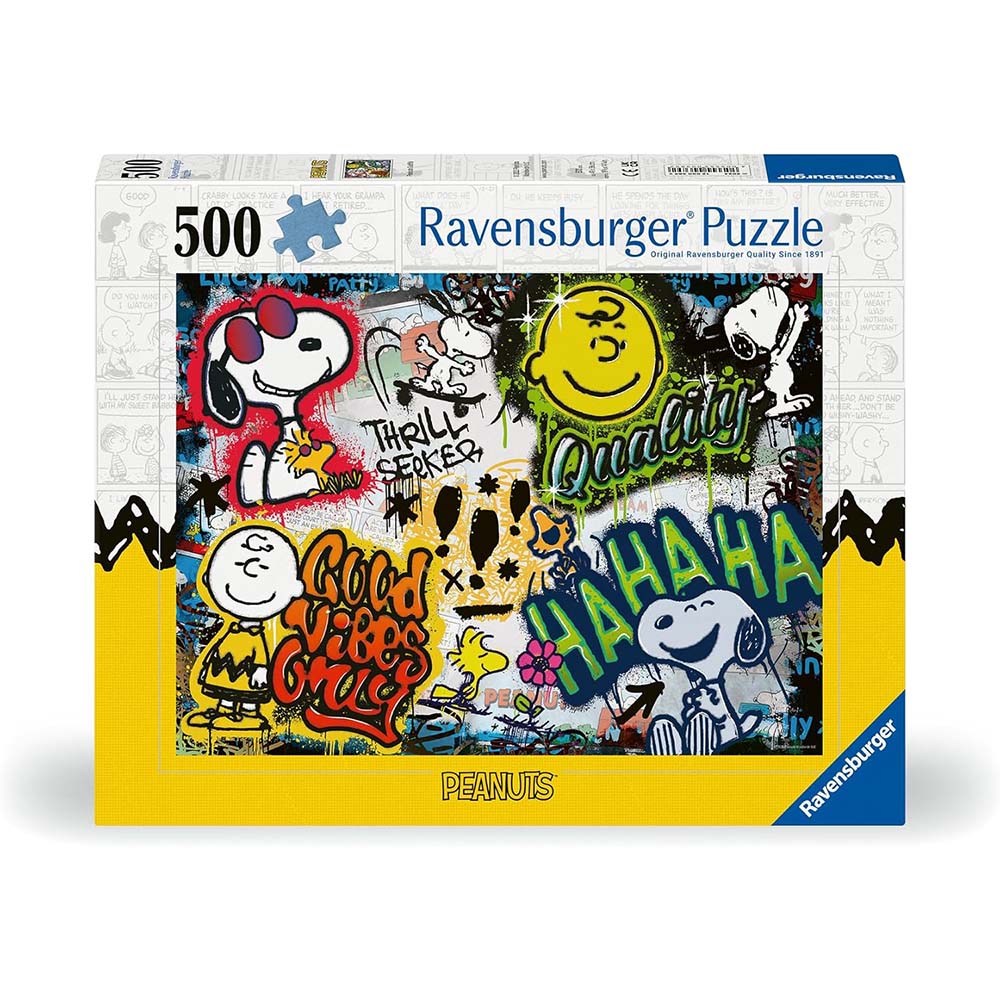 Ravensburger 12000389 Rompecabezas 500 piezas Peanuts Graffiti