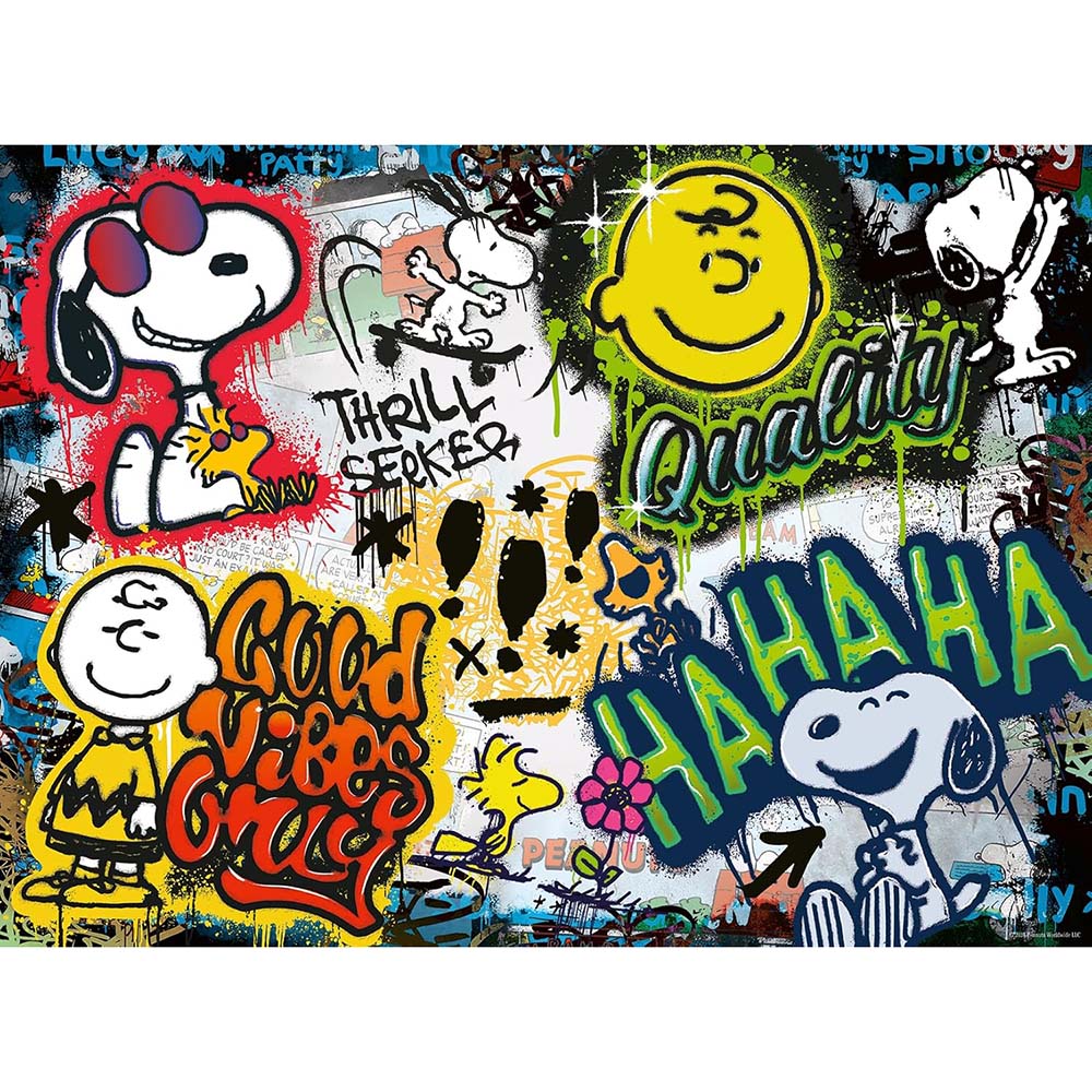 Ravensburger 12000389 Rompecabezas 500 piezas Peanuts Graffiti, rompecabezas