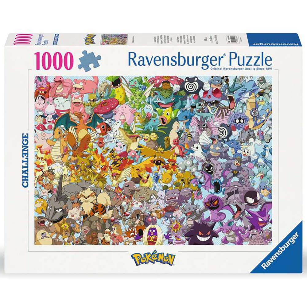 Ravensburger 12000460 Rompecabezas 1000 piezas Pokémon, rompecabezas