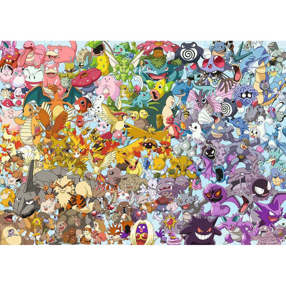 Ravensburger 12000460 Rompecabezas 1000 piezas Pokémon, rompecabezas