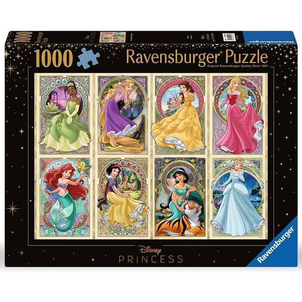 Ravensburger 12000497 Rompecabezas 1000 piezas Princesa Disney Art Nouveau