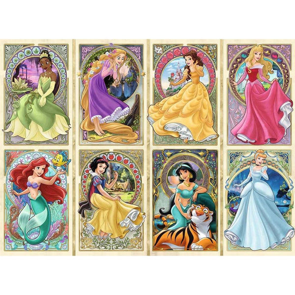 Ravensburger 12000497 Rompecabezas 1000 piezas Princesa Disney Art Nouveau