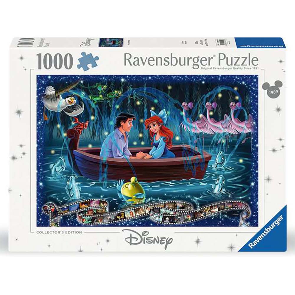 Ravensburger 12000319 Rompecabezas 1000 piezas Disney La Sirenita, rompecabezas